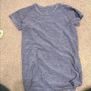 Gray Short Sleeve Athletic Shirt